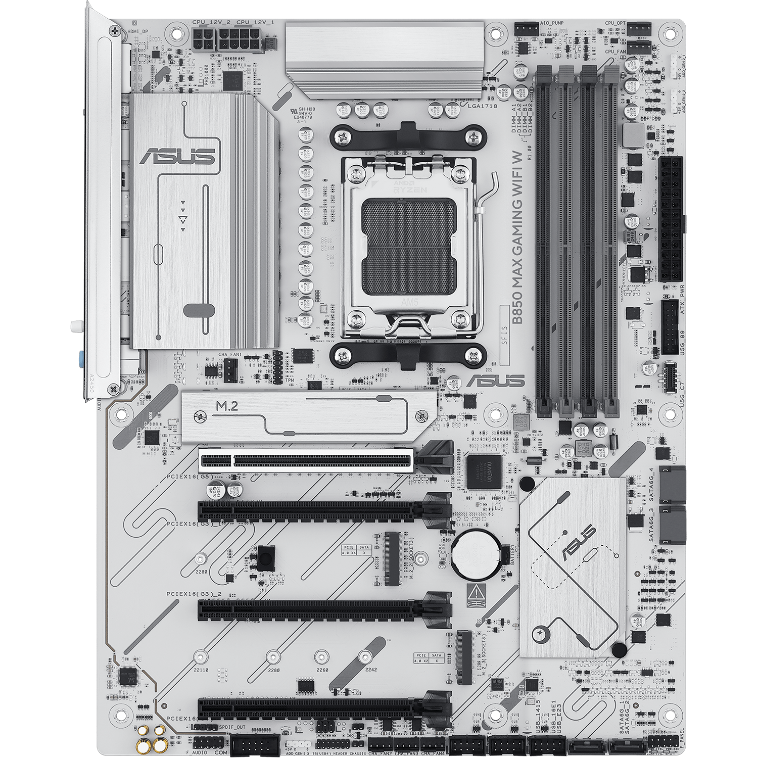 Материнская плата ASUS B850 MAX GAMING WIFI W (90MB1M10-M0EAY0)