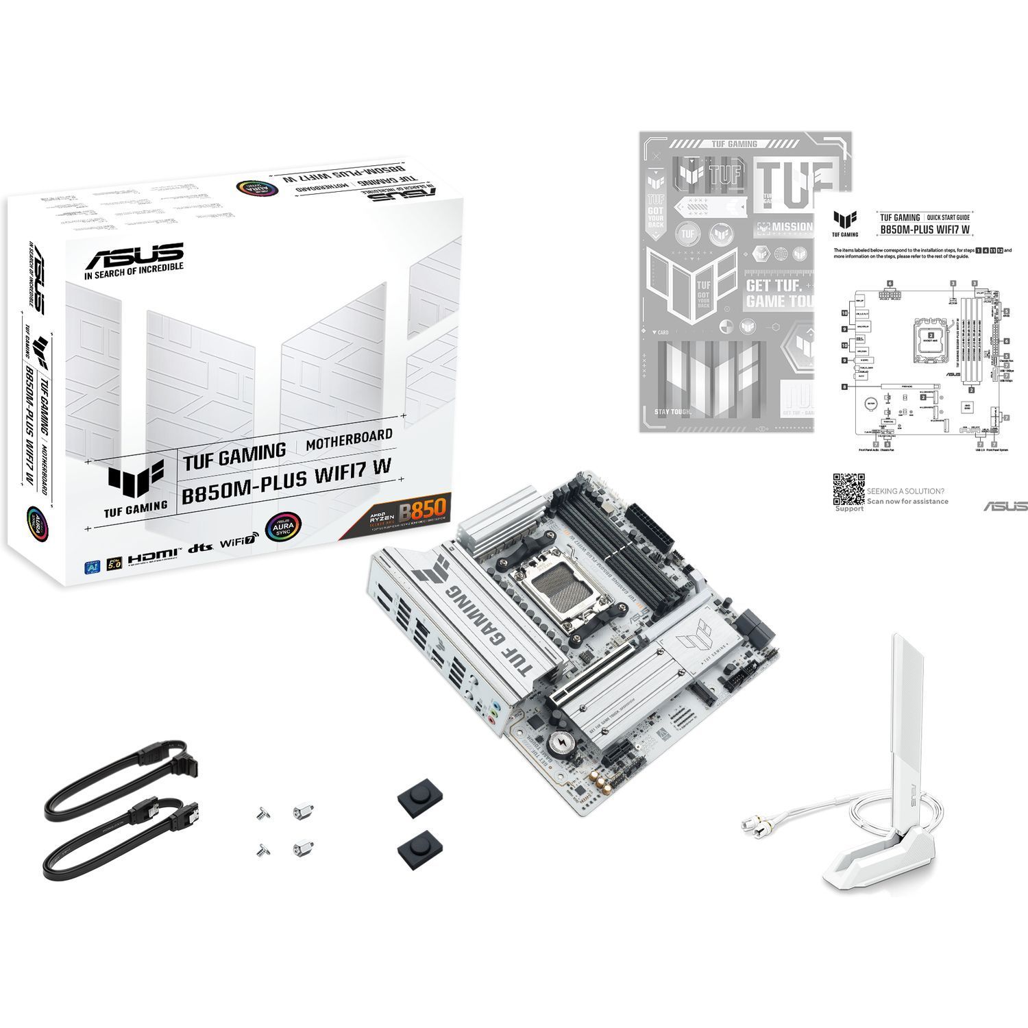 Материнская плата ASUS TUF GAMING B850M-PLUS WIFI7 W (90MB1MD0-M0EAY0)