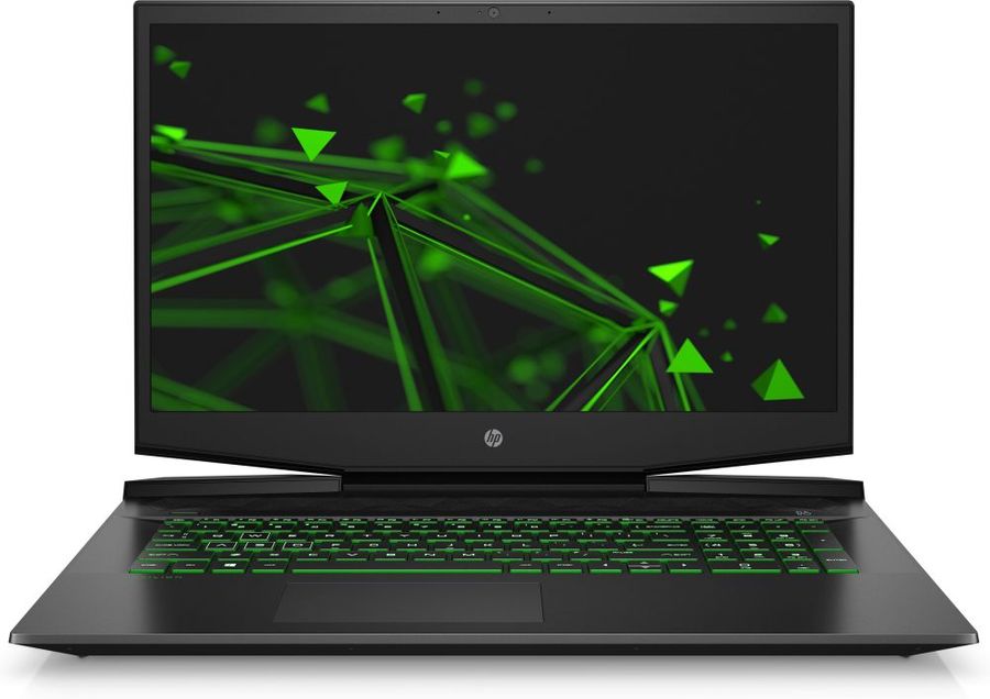 Уцененный товар Ноутбук HP Pavilion Gaming 17-cd2059ur (черно-зеленый, 17.3, FullHD (1920x1080), IPS, антибликовый, Intel, Core i5 11300H, 3.1-4.4 GHz, пр. ядер: 4, 8 GB, DDR4-3200, nVidia, GeForce RTX 3050, 4 Gb, SSD 512 GB, БЕЗ DVD-ROM, WiFi a/b/g/n/ac/
