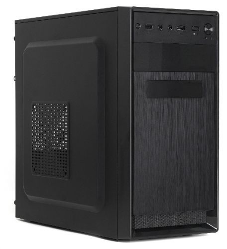 Корпус mATX Mid-Tower CROWN CMC-4223 [ CM000003673 ] (500W, С БП, CM-PS500office, БП сверху, черный, черный, внешн. 1 x 5.25", внешн. 1 x 3.5", внутр.