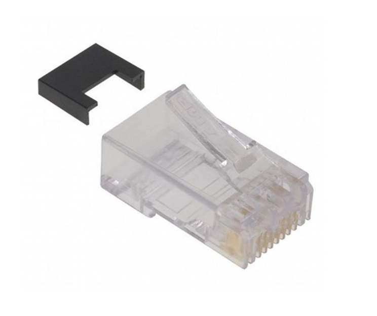 Коннектор AMP [ 5-0569552-x ] High Perfomance (RJ-45 (8p8c), 5E, для Витой пары FTP, 1 шт)