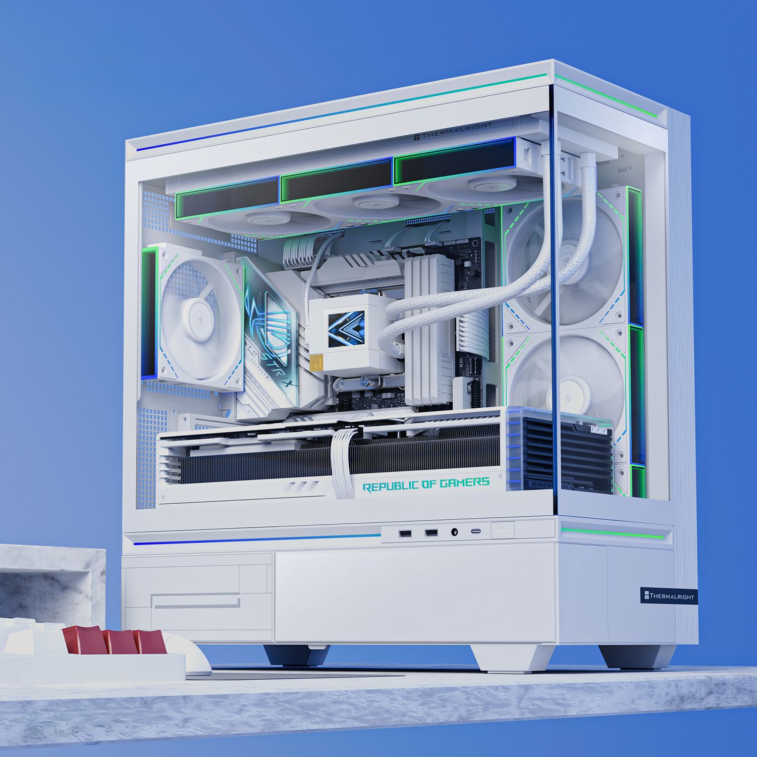Корпус без блока питания Thermalright M10 White