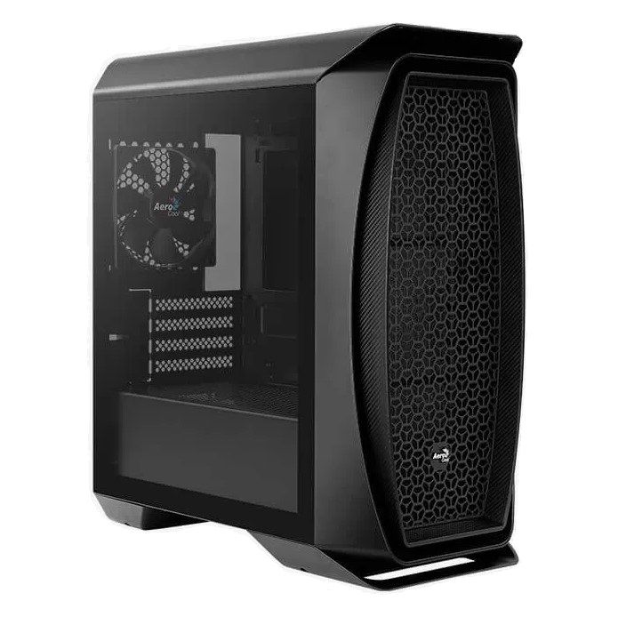 Корпус mATX Mini-Tower AeroCool Aero One Mini-G-BK-v1 [ 4710562752366 ] черный