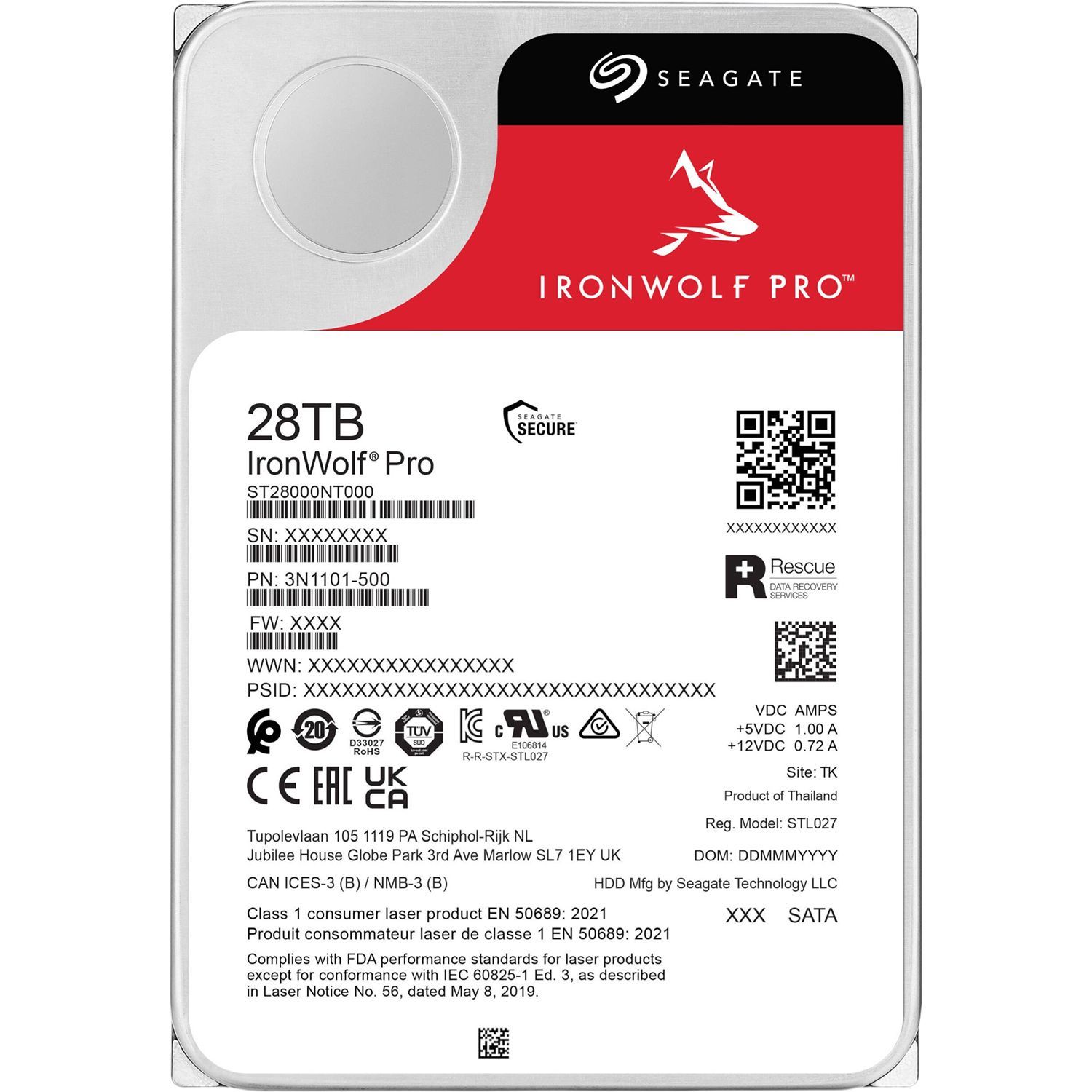 Жесткий диск Seagate IronWolf Pro NAS 28Tb ST28000NT000