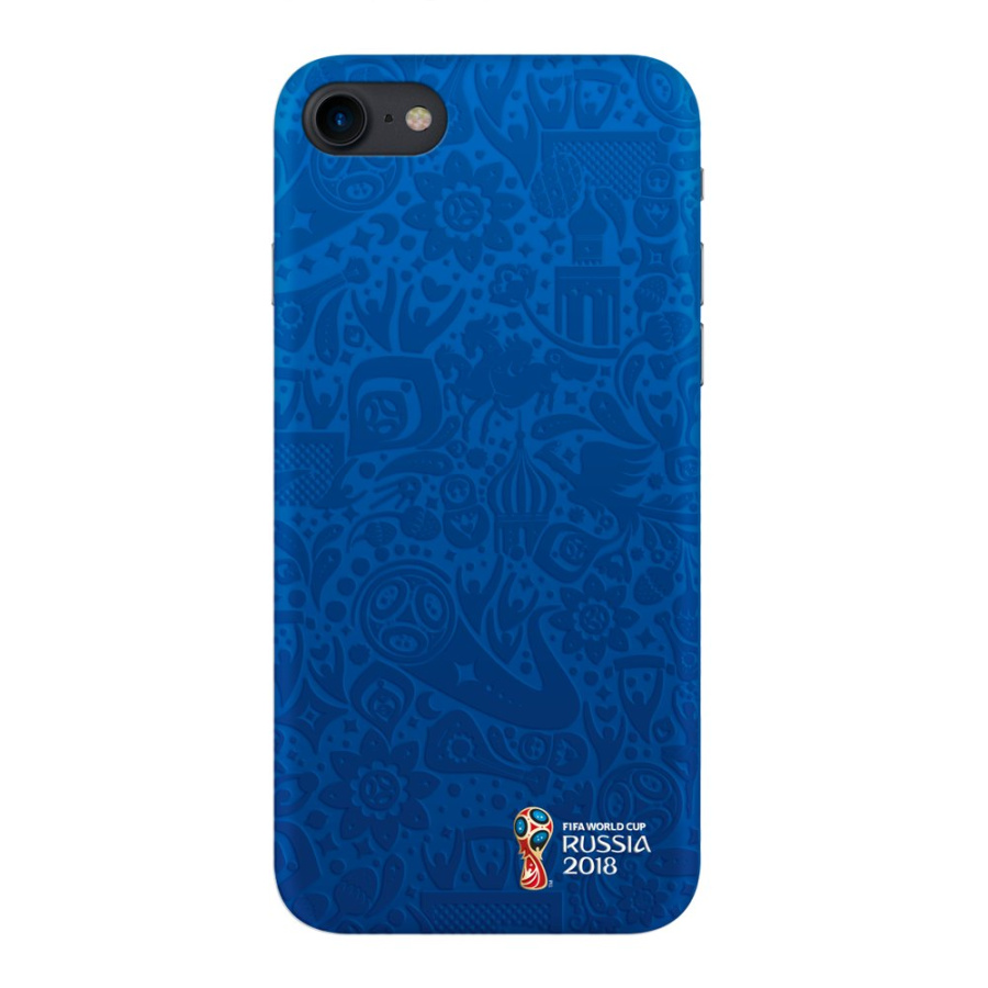 Чехол для Apple iPhone 7/8, Deppa (FIFA_Official Pattern_blue) [ 103896 ]